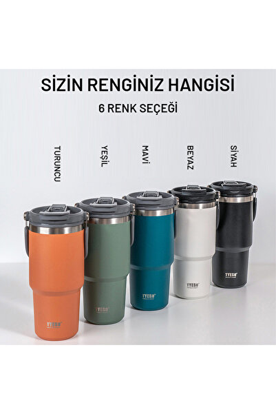 Tyeso Dailyneed Thermos Vacuum Stainless Steel 750 ml Orange