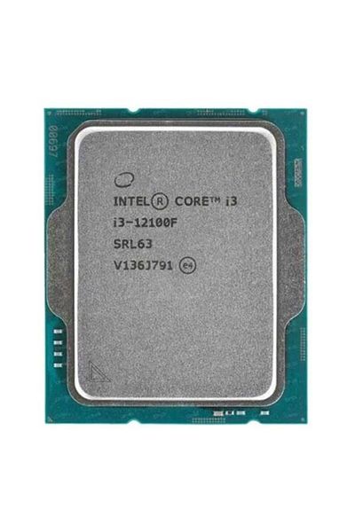Intel Core I3 12100f 17mb 4-core Vga No 1700p 58w بدون صندوق بدون مروحة