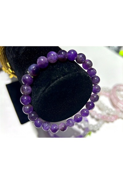 EFENDY سوار حجر الجمشت الطبيعي