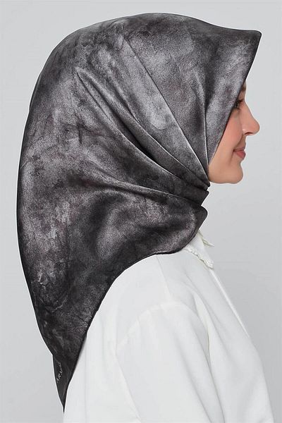 Armine Nostalgia Granite Patterned Tivil Silk Scarf 8333-88