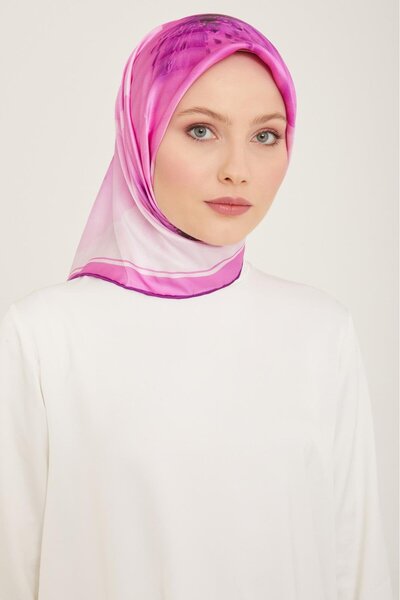 Armine Μεταξωτό μαντήλι με μοτίβο λουλουδιών τιβιλ 9100 - 04