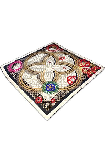 Aker Μαύρο μεταξωτό μαντήλι με σχέδιο Tivil 8813713 - 911