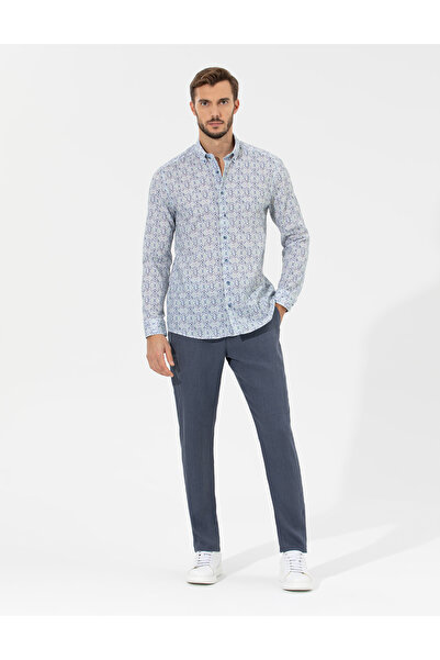 Pierre Cardin Ανοιχτό πράσινο μακρυμάνικο πουκάμισο κανονικής εφαρμογής 50265040-VR092