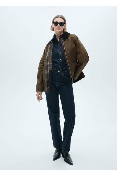 MANGO Woman Parka mit kurzer Kerzenoptik