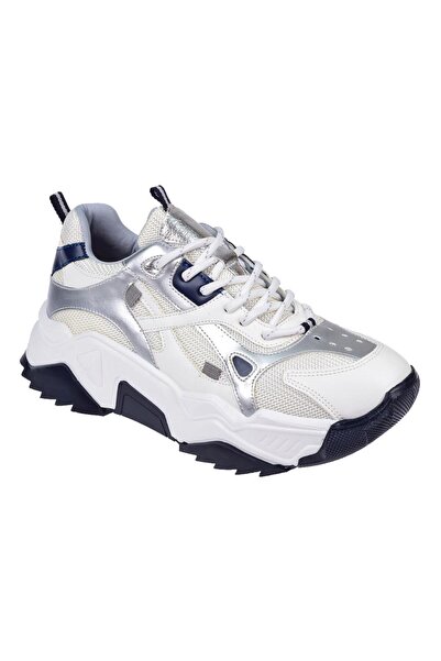 pullman Sms Kadın Spor Ayakkabı Sneaker SMS-65137 BEYAZ LACİ