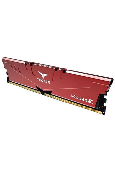 TEAM T-Force Vulcan Z Red 16Gb 1X16Gb 3200Mhz Cl16 Ddr4 Gaming Ram (Tlzrd416G3200Hc16F01)
