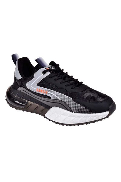 GAMELU Ανδρικά αθλητικά παπούτσια Sneaker Ek-long Μαύρο