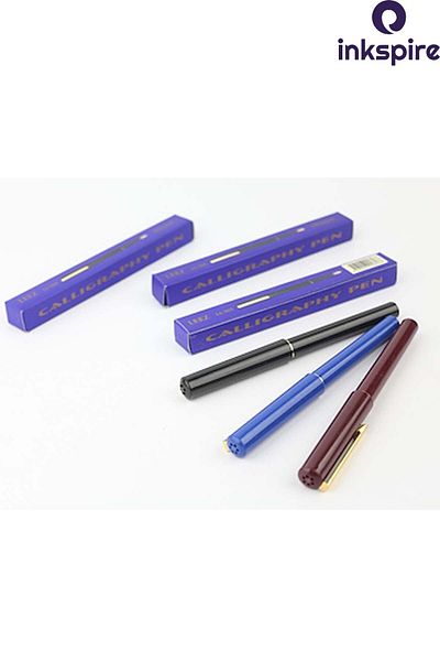 inkspire Blue Cut Nib Cartridge Calligraphy Pen - Fountain Pen