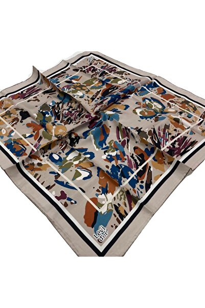 Levidor Μεταξωτό μαντήλι με σχέδιο βιζόν 21345