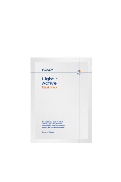 P Calm P.Calm Light Active Mask Pack - Traneksamik Asit İçeren Hiperpigmantasyon ve Leke Karşıtı Yüz Maskes