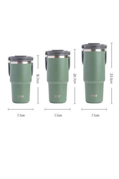 Tyeso Green 750 ml Stainless Steel Thermos - Dailyneed