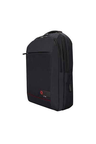 PLM Rucsac pentru notebook Lucca-usb-15.6 negru - Anti-șoc anti-praf