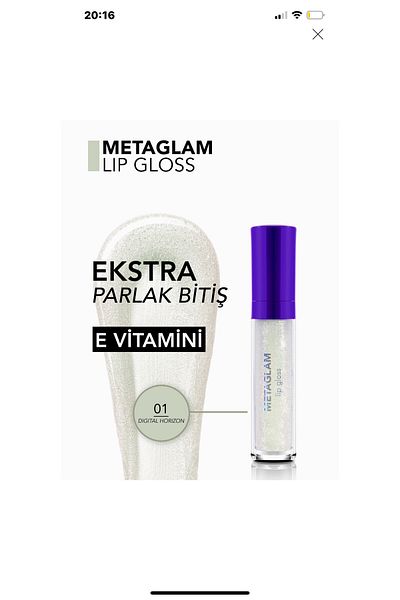 Flormar 001 Digital Horizon Lip Gloss