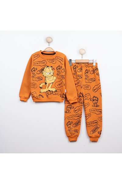 ASN APPAREL طقم علوي سفلي مطبوع عليه رسومات شتوية للموسم الجديد