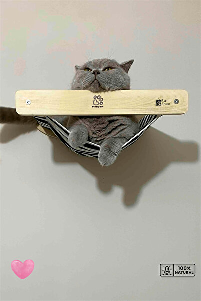 BUSHOP Magnificent 5-Piece Cat Park - Cat House, Cat Bed, Wall House and Shelf