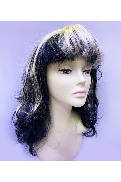 nuit dose Black Gold Color Dracula Vampire Witch Wig Party Wig