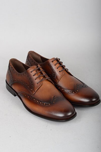 SEÇ KUNDURA Select 7008 genuine leather special production men's shoes coffee