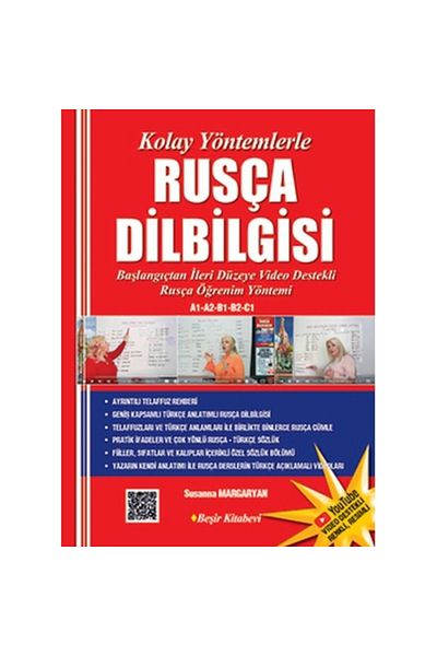 Beşir Kitabevi Color Picture Video Supported Qr Code - Easy Method Russian Grammar