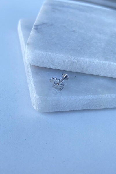 Jaida Moda Unisex Güneş Figürlü Kıkırdak Helix Tragus Çelik Piercing