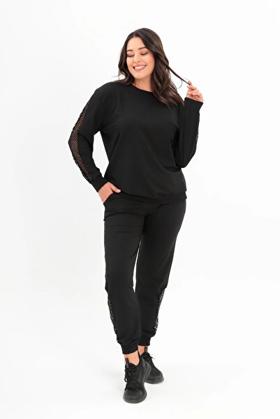 aytemas Σετ μανίκια με λεπτομέρεια από διχτυωτό