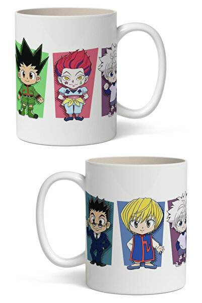 Toyaso Hunter x Hunter Karakterler Baskılı Kişiye Özel Kupa Bardak - Sevgiliy...
