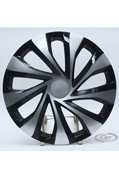 OTOCİRİT Jant Kapağı Siyah-gri Kırılmaz 16" Universal Model (amblem Hediyeli)...