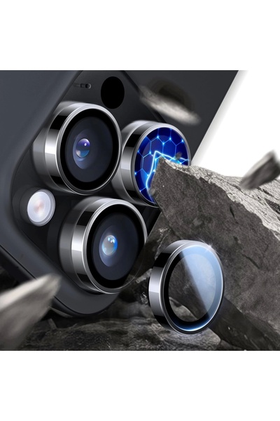 Lopard iPhone 16 Pro Lens - Glossy High Definition Camera Protector Cl-18