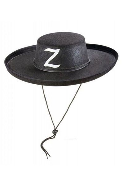 CEKAVE Z Logo Children's Boy Lace-up Zorro Hat