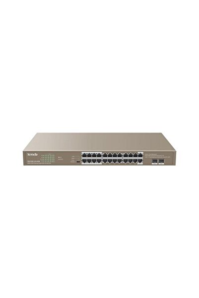 Tenda 24port 410W FULL PoE TEG1126P-24-410W GIGABIT 2X SFP Yönetilemez Switch