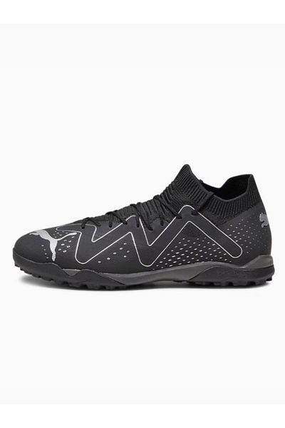 Puma حذاء كرة القدم Astroturf للرجال من Future Match Tt باللون الأسود والفضي10737402