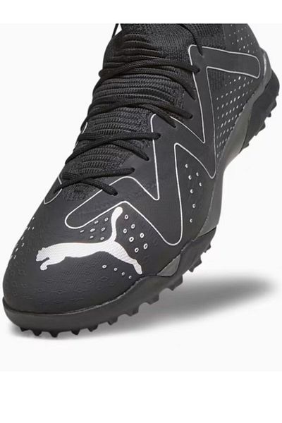 Puma حذاء كرة القدم Astroturf للرجال من Future Match Tt باللون الأسود والفضي10737402