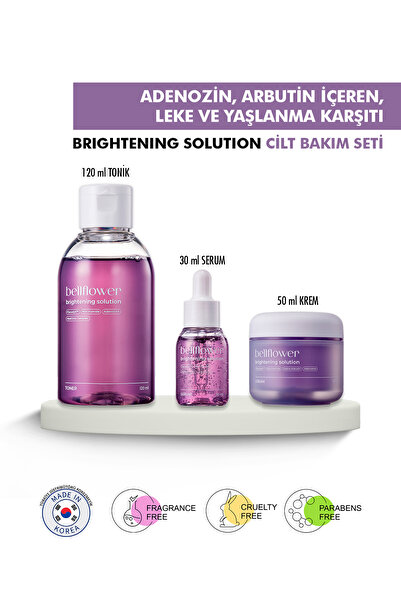 Bellflower Aydınlatıcı Etkili, Yaşlanma Karşıtı Brightening Solution Cilt Bak...
