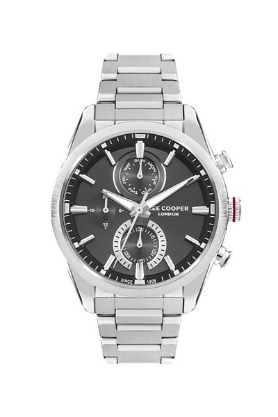 Lee Cooper Lc07947.350 Men's Metallic Color Cord - 5 Atm Water Resistant, All Functions Activated