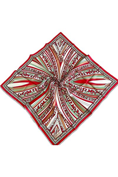 LA BOUTIQUE Шовковий шарф Tivil 2006 - 07 - 35239 Червоний змішаний візерунок