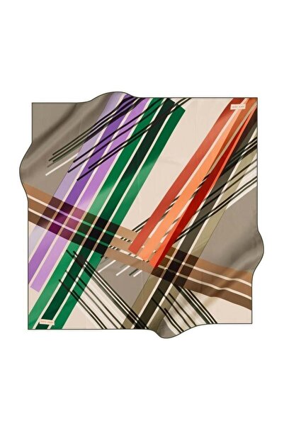 Pierre Cardin Eșarfă de mătase Tivil - Model mixt portocaliu 8832438-951-35599