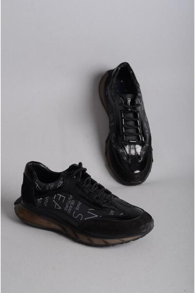 SEÇ KUNDURA Pantofi pentru bărbați din piele naturală neagră - SEÇ 6017