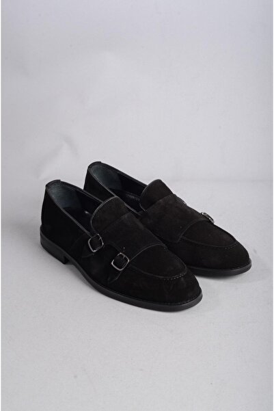 SEÇ KUNDURA SEÇ 2844 TOKALI HAKİKİ DERİ ÖZEL ÜRETİM ERKEK AYAKAKBI SİYAH SÜET