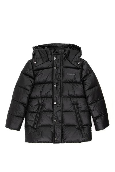 U.S. Polo Assn. Boys' Black Coat 50293910 -Vr046