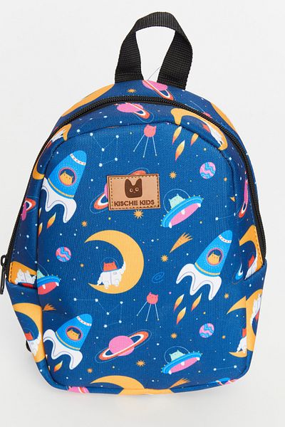 KISCHE Cute and Waterproof Space Cat Patterned Backpack for 0-8 Years Old Boys Girls