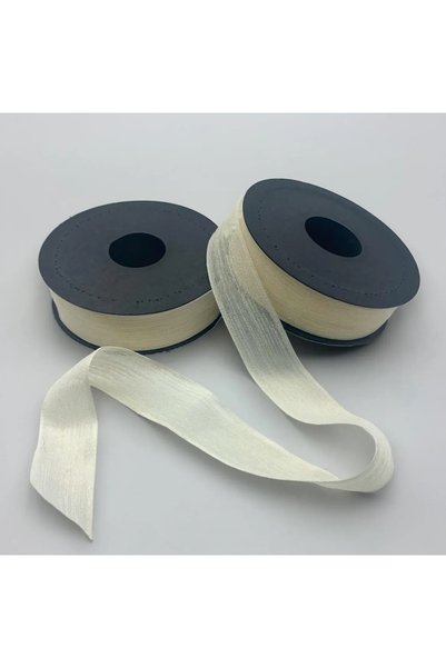 TıkTık AL 25 Mm Krem Keten Kurdele Nopeli 20 Mt