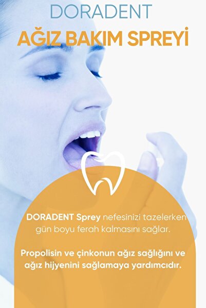 doradent Diş Beyazlatıcı Jel + Ağız Kokusu Önleyici Sprey SET