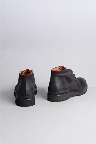 SEÇ KUNDURA ΕΠΙΛΕΞΤΕ 6820 ΑΝΔΡΙΚΕΣ ΜΠΟΤΕΣ ΜΕ ΧΟΝΤΡΗ ΣΟΛΑ ΑΠΟ ΓΝΗΣΙΟ ΔΕΡΜΑ ΜΑΥΡΟ NUBUCK