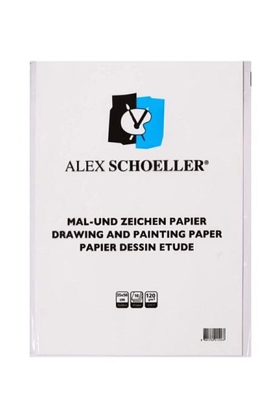 Alex Hârtie de pictură Schoeller 35x50 120 gr 10 Lu (0,21 KG)
