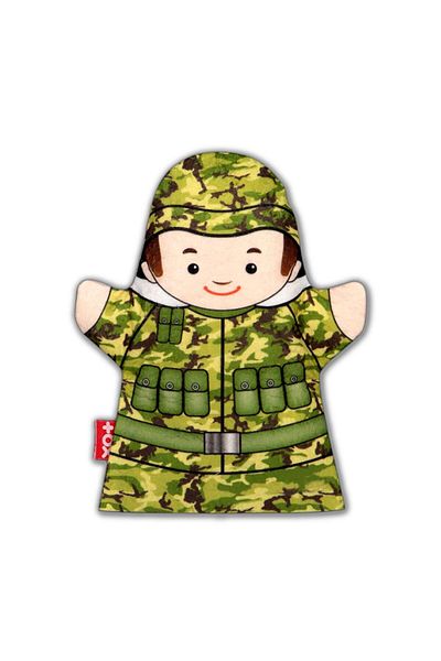 Tox Byrclz Soldier Professions Felt Hand Puppet Byrnew
