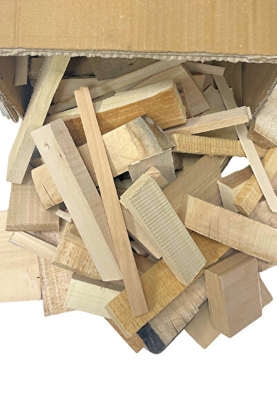 BUSHOP Ahşap hobi, Kuru Odun Şömine Semaver Mangal ve Soba için Yakacak Tahta...