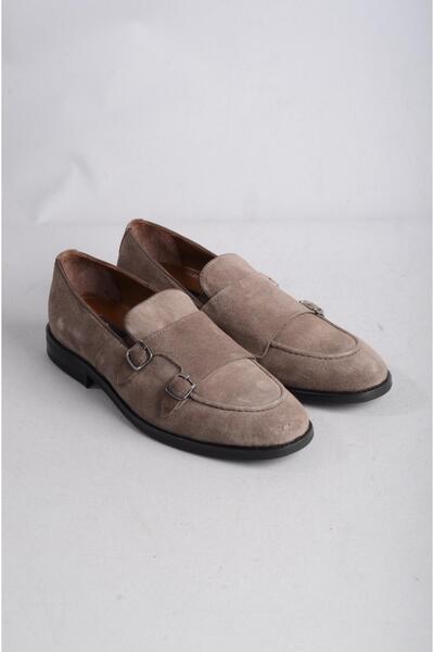 SEÇ KUNDURA Men's Shoes - SELECT 2844 Buckle, Genuine Leather, Sand Suede Special Production