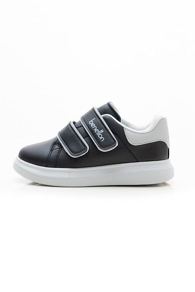 Benetton Boys' Sneakers - Black/Grey