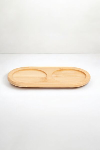 Stil Nord قاعدة وعاء زيت الخيزران