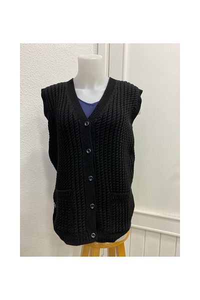TUTUYA TEXTIL Hair Knitted Knitwear Mother's Vest Winter Daily Vest Dowry Vest
