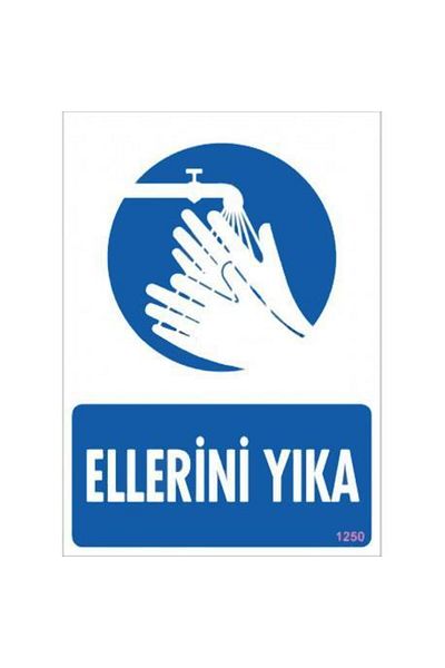 Wovna Wash Your Hands Warning Sign 25x35 CODE:1250